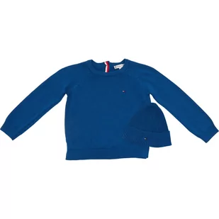 Tommy Hilfiger Sweter + czapka - Swetry dla chłopców - miniaturka - grafika 1