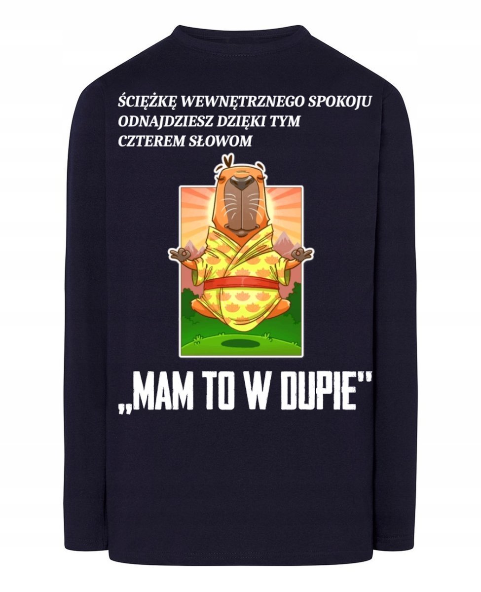 Longsleeve Kapibara Medytacja S