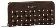 Portfele - Desigual Mone_New, Bi-Fold Wallet Women's, 20,5, Brązowy, 20.5 - miniaturka - grafika 1