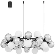 Lampy sufitowe - NOWOCZESNA LAMPA WISZĄCA CZARNA SAONA W42 - miniaturka - grafika 1