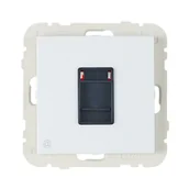 Gniazdka elektryczne - Efapel Gniazdo pojedyncze KOMPUTEROWE LOGUS 90 Biały - miniaturka - grafika 1