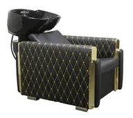 Myjki fryzjerskie - Myjnia myjka fryzjerska barberska Maverick do salonu fryzjerskiego barberskiego ruchoma ceramiczna misa armatura bateria słuchawka - miniaturka - grafika 1