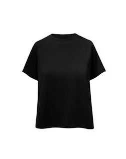 Koszulki i topy damskie - T-shirt basic black - grafika 1