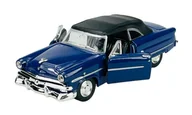 Samochody i pojazdy dla dzieci - WELLY OLD TIMER 1953 FORD CRESTLINE SUNLINER Z DACHEM NIEBIESKI 1:34 42331 - miniaturka - grafika 1