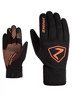 Rękawiczki - Ziener Unisex SMU 22-GTX INF 274 TOUCH rękawiczki rowerowe, długie palce, Gore-Tex Infinium, wyściełane, oddychające, pomarańczowe, rozmiar 8 - grafika 1