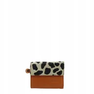 Portfele - Portfel damski skórzany miejsce na bilon zdjęcie przegródki OLIVKA - miniaturka - grafika 1