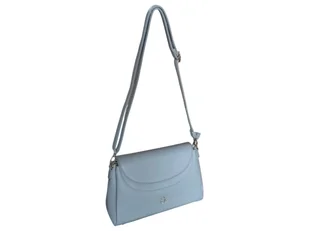 Torebka Damska, Miejska Listonoszka Na Ramię Z Eko-Skóry, Szary - Torebki damskie Torebka Damska, Miejska Listonoszka Na Ramię Z Eko-Skóry, Szary - Torebki damskie - miniaturka - grafika 1