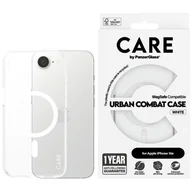 Etui i futerały do telefonów - Etui CARE by PanzerGlass Flagship Urban Combat White MagSafe do iPhone 16e przezroczysty - miniaturka - grafika 1