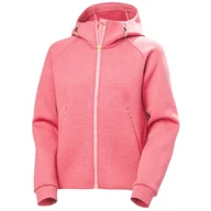Bluzy sportowe damskie - Bluza damska Helly Hansen W Hp Ocean Fz Short Jacket Rozmiar: L / Kolor: różowy - miniaturka - grafika 1