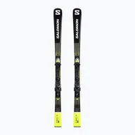 Narty - Narty zjazdowe Salomon S Max 10 + M11 GW czarno-żółte L47055700 165 cm - miniaturka - grafika 1