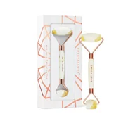 Rollery do masażu - Crystallove CRYSTALLOVE Masażer do twarzy z Bursztynu Mlecznego - miniaturka - grafika 1