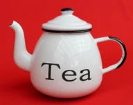 Dzbanki i imbryki - DanDiBo imbryk 582AB TEA Biały emaliowany 14 cm Dzbanek na wodę Dzbanek na kawę Emalia N - miniaturka - grafika 1