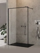 Ścianki i drzwi prysznicowe - Czarna ścianka prysznicowa rozmiar 70 cm pełna rama EXK-5555 New Modus Black - miniaturka - grafika 1