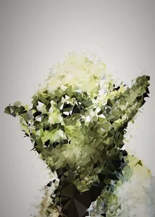 Plakat, POLYamory - Yoda, Gwiezdne Wojny Star Wars, 21x29,7 cm - Plakaty - miniaturka - grafika 1