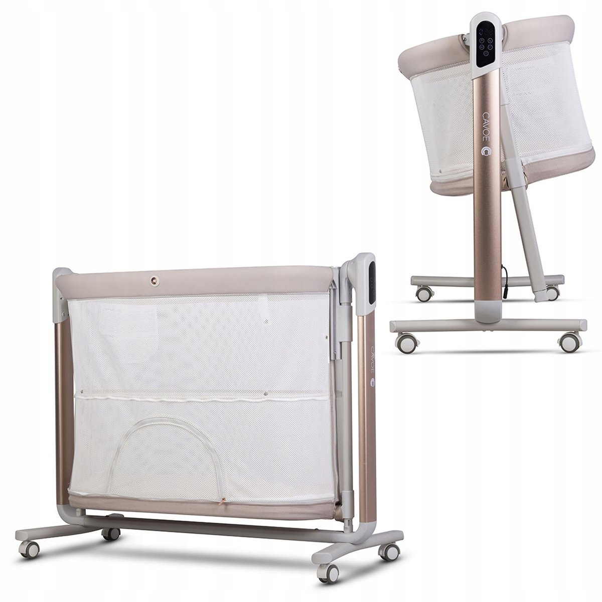 cAVOE Elektryczna kołyska łóżeczko 4w1 Cavoe COQ Cashmere