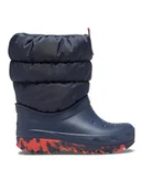 Buty dla chłopców - Crocs Śniegowce Crocs Classic Neo Puff Boot T 207683 Granatowy - miniaturka - grafika 1
