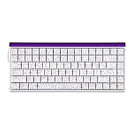 Klawiatury - Klawiatura mechaniczna AULA HERO84 HE biała z konturem AUH84-W-BL-E - miniaturka - grafika 1