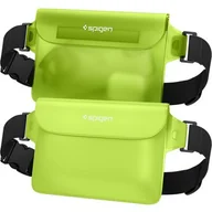Etui i futerały do telefonów - Etui wodoodporne Spigen A620 Universal Waterproof Waist Bag 2-Pack Cactus Green - miniaturka - grafika 1