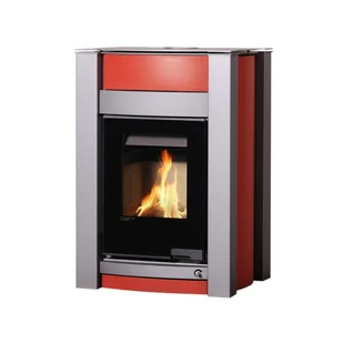 Aquaflam Vario piecyk z wymiennikiem wodnym KALMAR 11/5 kW czerwony - Piece wolnostojące - miniaturka - grafika 1