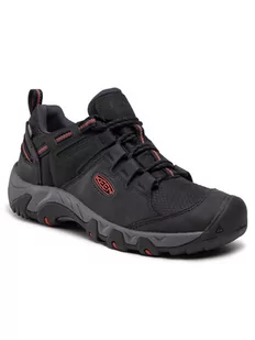 Keen Trekkingi Steens Wp M 1022330 Czarny - Buty trekkingowe męskie - miniaturka - grafika 1