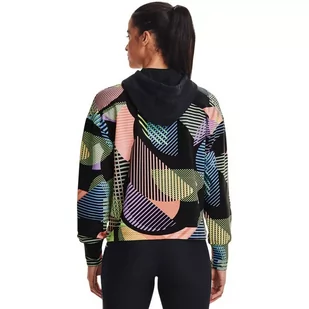 Bluza damska Under Armour Rival Terry Geo Print Hoodie - Bluzy sportowe damskie - miniaturka - grafika 2