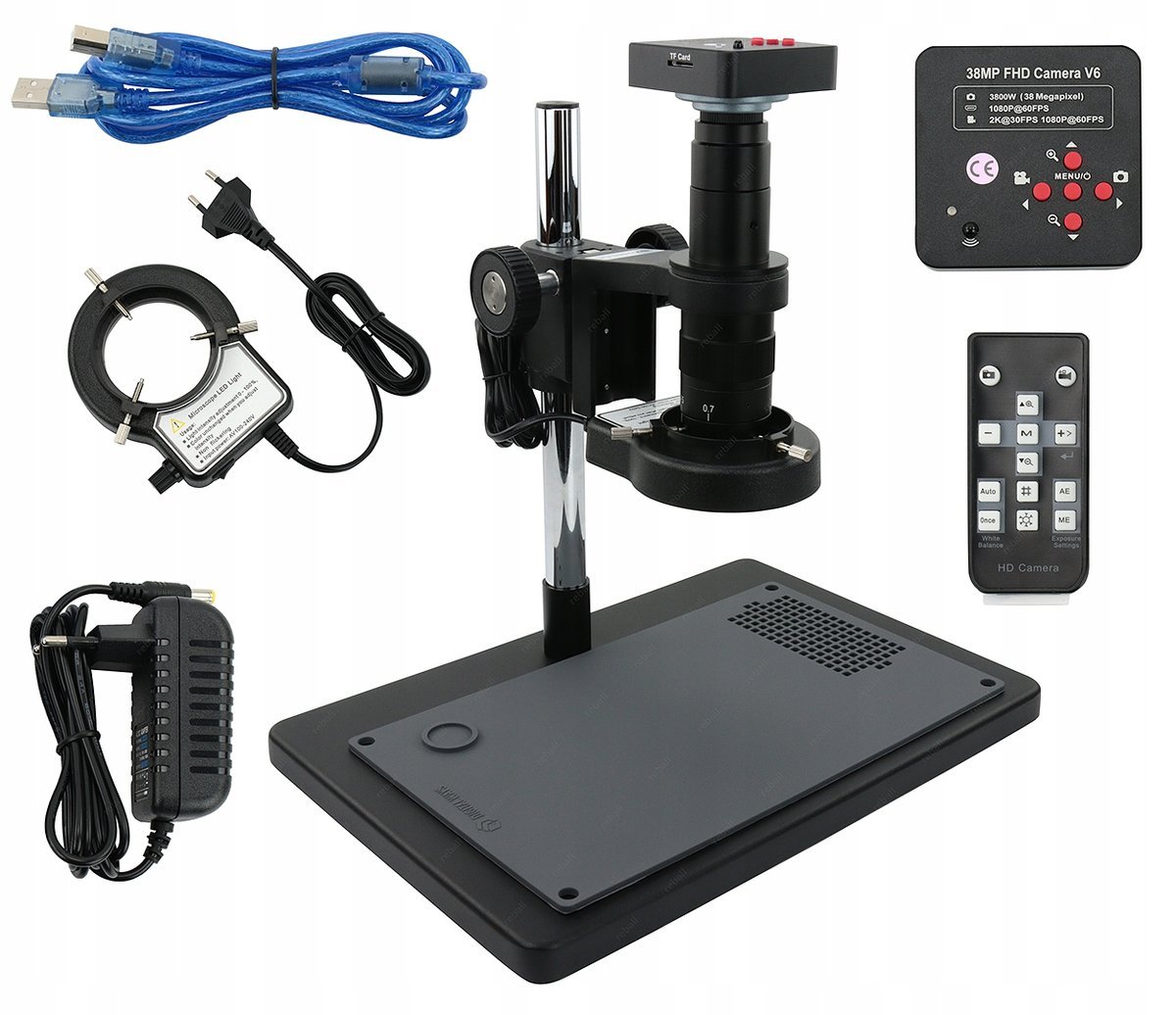 MIKROSKOP CYFROWY SZ10H + KAMERA 38MP 2K 30FPS SERWISOWY DLA ELEKTRONIKA