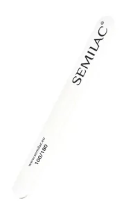 Semilac Pilnik Drewniany Biały 100/180 Quality 4708 - Akcesoria do paznokci - miniaturka - grafika 1