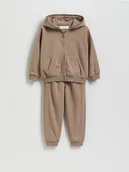 Bluzy i sweterki niemowlęce - Reserved - Bawełniany komplet - beżowy - miniaturka - grafika 1