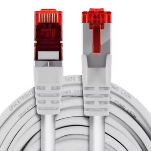 Kabel RJ45 CAT 6 S/FTP AWG27 LSZH biały 30m - Pozostałe akcesoria sieciowe - miniaturka - grafika 2