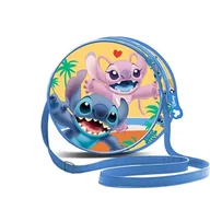Torebki damskie - Disney Okrągła torba na ramię dla dzieci, unisex, niebieski Lilo i Stitch, Niebieski Lilo i Stitch - miniaturka - grafika 1