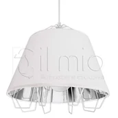Lampy sufitowe - Polux Lampa wisząca 1X60W E27 IL MIO FALUN Biały/Srebrny 307255 POLUX/SANICO - miniaturka - grafika 1