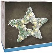 Ozdoby bożonarodzeniowe - Bożonarodzeniowa gwiazda LED zielony, 4 x 37 cm - miniaturka - grafika 1