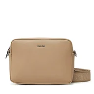 Torebki damskie - Torebka Calvin Klein Ck Must Small Camera Bag K60K613145 Beżowy - miniaturka - grafika 1