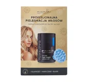 Zestawy kosmetyków damskich - Mevelle Professional zestaw Hydra&Shine maska do włosów matowych i skłonnych do puszenia 900 ml + masażer do skóry głowy - miniaturka - grafika 1
