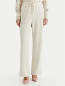 Spodnie damskie - ONLY Spodnie materiałowe Maya 15369156 Beżowy Loose Fit - miniaturka - grafika 1