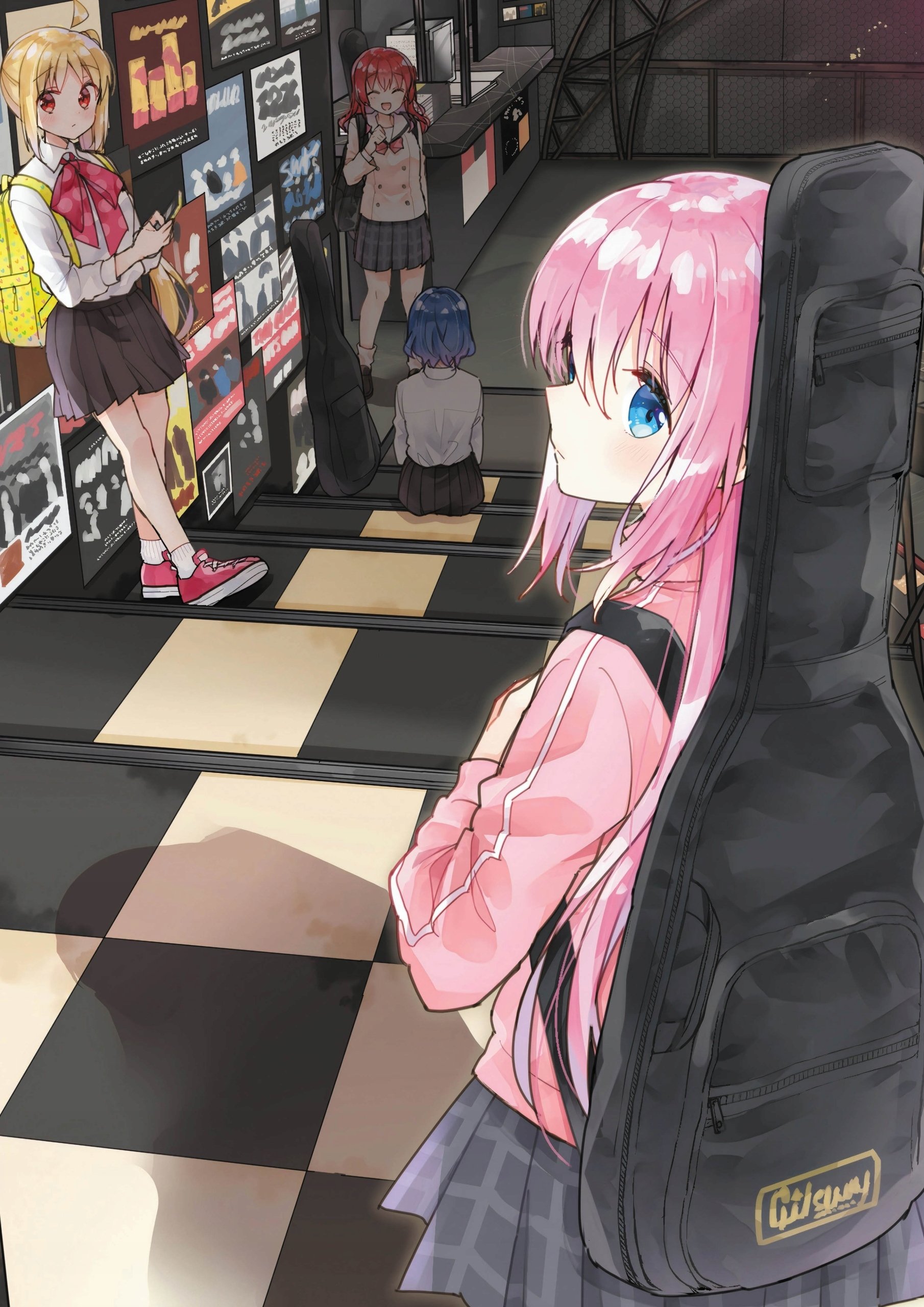 Plakat A1 anime manga Bocchi the Rock!
