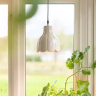 Lampy sufitowe - PR Home Tulippa lampa wisząca Ø 17 cm, beżowy, wtyczka - miniaturka - grafika 1