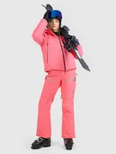 Spodnie narciarskie - 4F Spodnie narciarskie membrana 15000 damskie - różowe XL - miniaturka - grafika 1