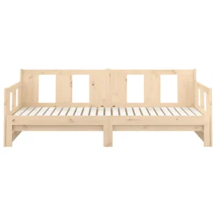 Lumarko Łóżko rozsuwane, lite drewno sosnowe, 2x(90x190) cm - Łóżka - miniaturka - grafika 9