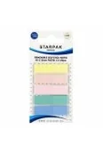Szkolne artykuły papiernicze - Zakładka indeksująca 44x12/25k 5 kolorów Pastel STARPAK 540365 - miniaturka - grafika 1