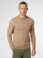Swetry męskie - Andrew James - Sweter męski z czystego kaszmiru, beżowy - miniaturka - grafika 1