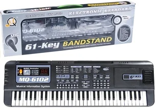 Keyboard MQ-6102 61 Klawiszy Mikrofon Do Nauki - Instrumenty muzyczne dla dzieci - miniaturka - grafika 5