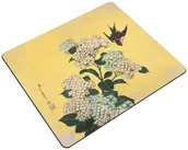 Podkładki pod mysz - Podkładka Hortensja i Jaskółka Katsushika Hokusai 24x19cm - miniaturka - grafika 1