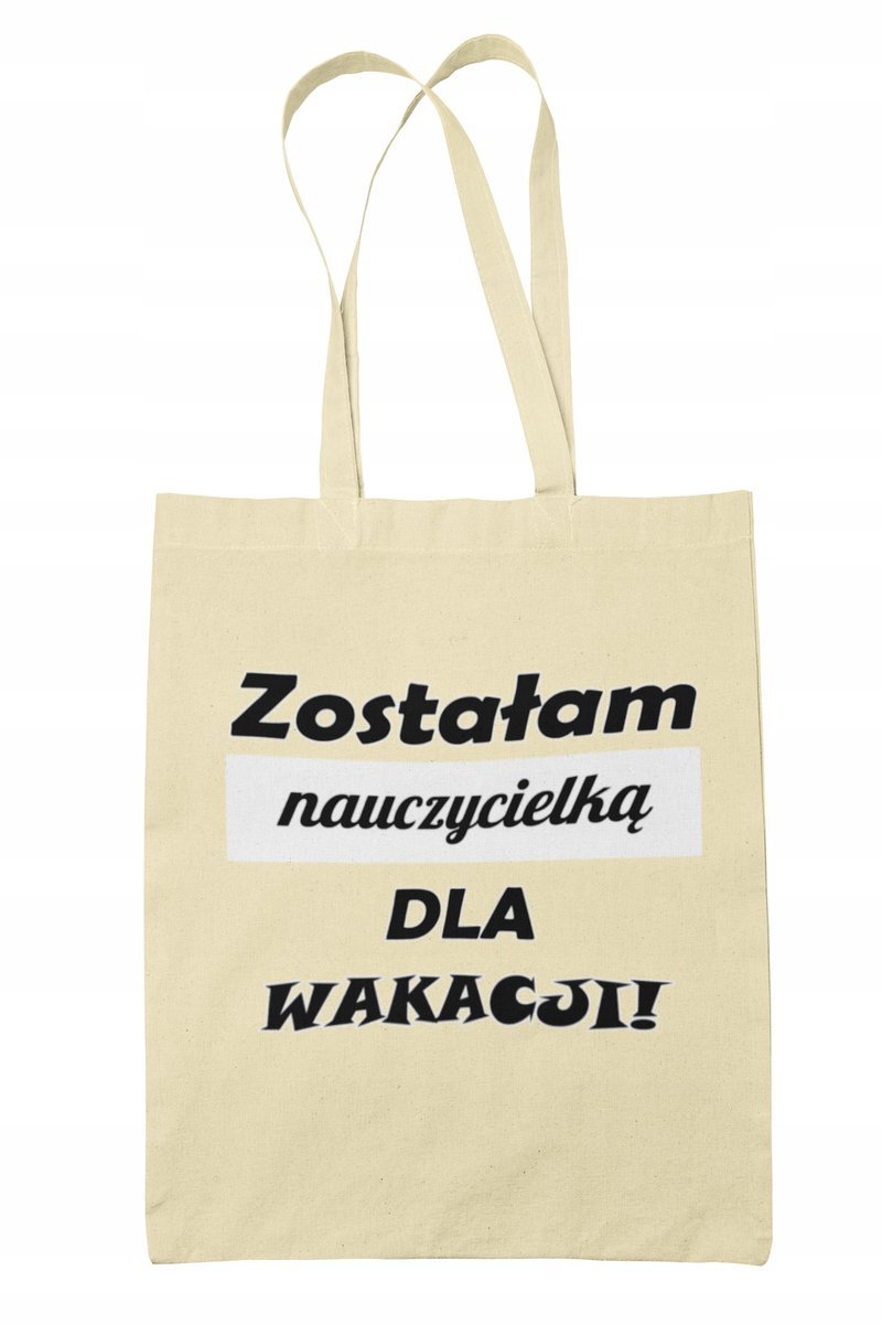 Torba Shopper- Prezent dla nauczyciela SUPERMOC