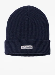 Czapka zimowa Columbia Whirlibird Cuffed Beanie - collegiate navy/logo - Czapki męskie - miniaturka - grafika 1