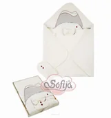 Okrycia kąpielowe dla dzieci - Sofija Komplet Kąpielowy Gracjan niebieski - miniaturka - grafika 1