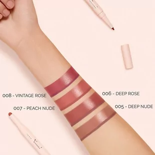 PUPA Milano Vamp! Pomadka i konturówka do ust Creamy Duo 005 Deep Nude - Konturówki do ust - miniaturka - grafika 3