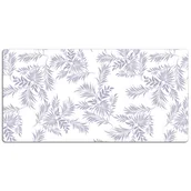 Podkładki na biurko - Podkładka na biurko Liście w szarości 120x60 cm - miniaturka - grafika 1