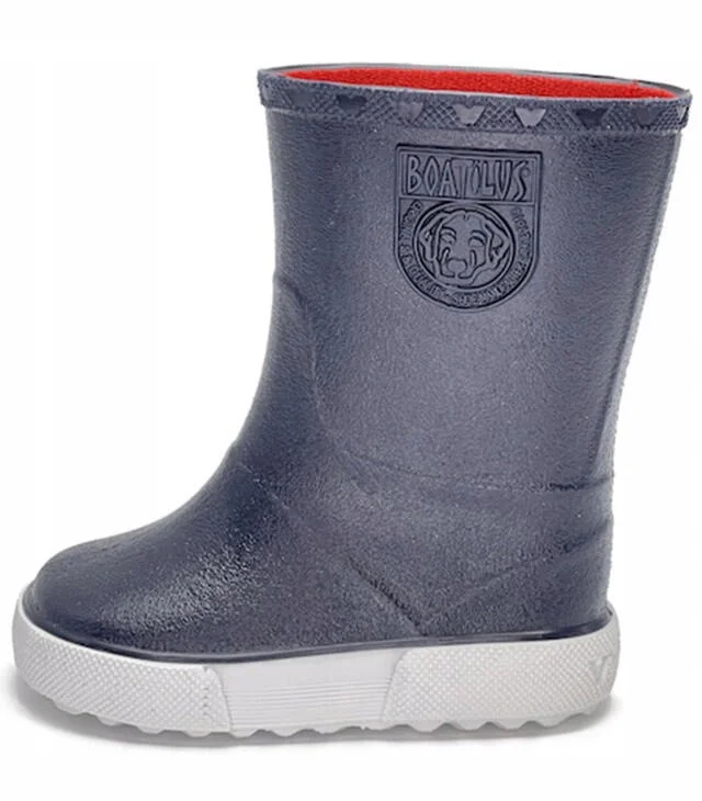 Kalosze wodoodporne chłopięce granatowe Boatilus Nautic Rain Boot 27