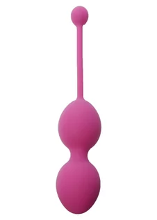 Kulki gejszy - boss of toys Silicone Kegel Balls 32mm 200g Dark Pink - Boss Series - grafika 1